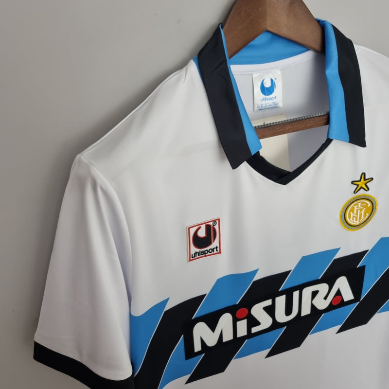 Camisola Inter de Milão Away 90/91 - Retrô