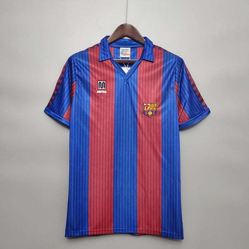 Camisola Barcelona Home 90/91 - Retrô