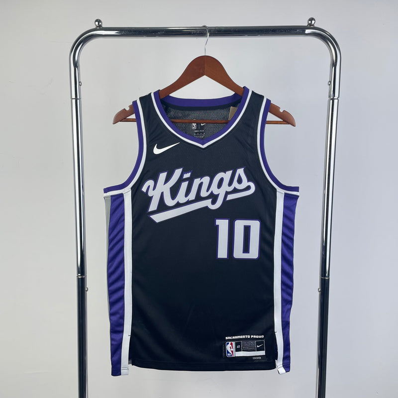 Sacramento Kings 23/24 Icon Edition Domantas Sabonis Tank Top Black