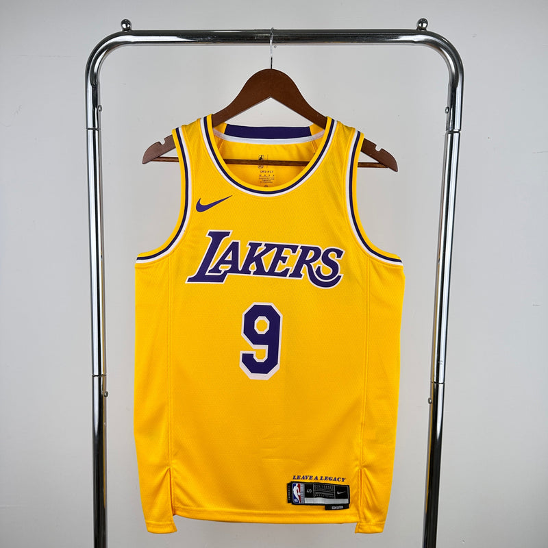 Los Angeles Lakers Icon Edition Bronny James Yellow Tank Top 